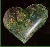 Triplet Opal Heart